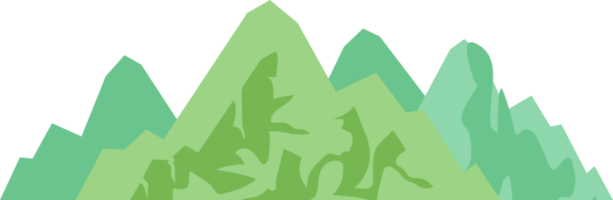 verde montagna icona png