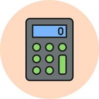 icono de vector de calculadora