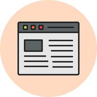 Web Page Vector Icon