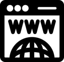 icono de vector de sitio web