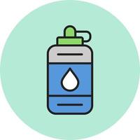 icono de vector de botella de agua