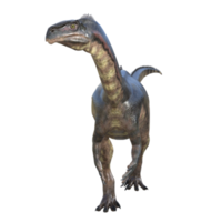 plateosauro dinosauro isolato 3d rendere png