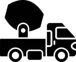 Cement Truck Vector Icon