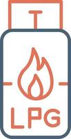 Gas Cylinder Vector Icon