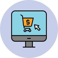 Online Shopping Vector Icon