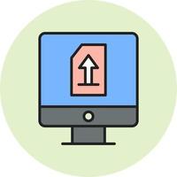 Upload File Vector Icon