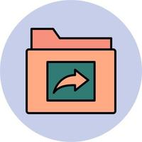 Folder Share Vector Icon