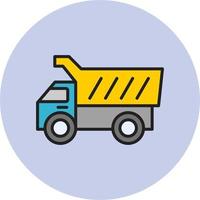 Dumper Truck Vector Icon