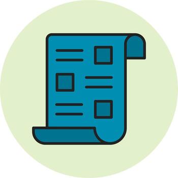 icono de vector de documento