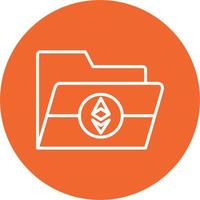 Ethereum Folder Vector Icon