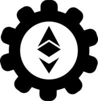 Ethereum Setting Vector Icon