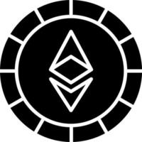 Ethiereum Coin Vector Icon