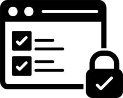 Secure Data Vector Icon