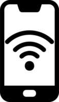 Smartphone Wifi Vector Icon