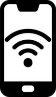 teléfono inteligente Wifi vector icono