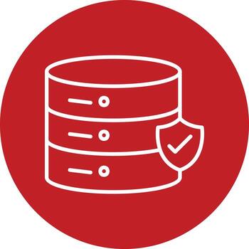 icono de vector de base de datos