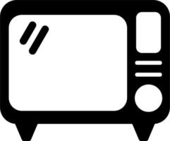 Old Tv Vector Icon