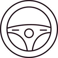 Steering Wheel Vector Icon