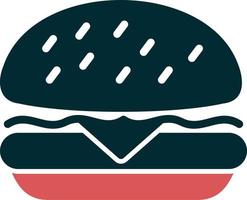 icono de vector de hamburguesa