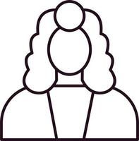 Judge Vector Icon Vector Icon