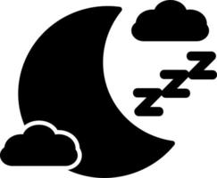 icono de vector de luna