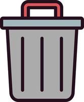 Trash Bin Vector Icon