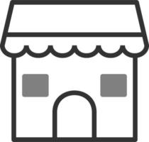 icono de vector de tienda