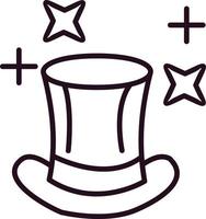 Magic hat Vector Icon