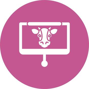 icono de vector de presentación