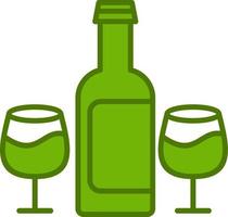 icono de vector de vino