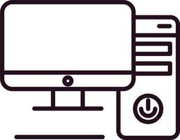 Computer Vector Icon