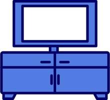 Tv Table Vector Icon