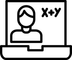 Online Class Vector Icon