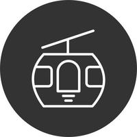 Cable Car Cabin Vector Icon