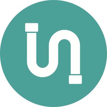 icono de vector de tubería