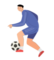 fútbol jugador con el pelota. jugando fútbol americano png