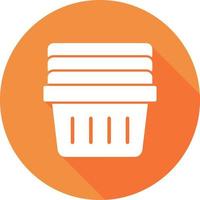 Laundry Basket Vector Icon