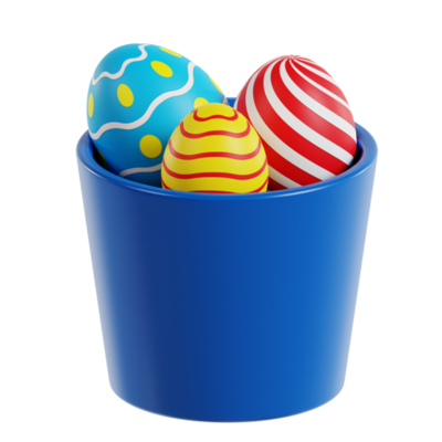 3d easter eggs 18972216 PNG