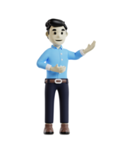 Male Employee 3D Model Icon png