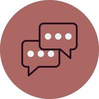 Speech Bubble Vector Icon