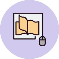 Digital Book Vector Icon