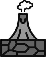 Volcano Vector Icon