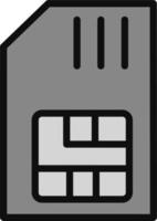 Sim Card Vector Icon