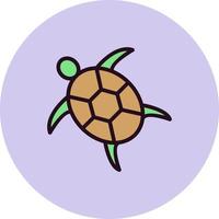 icono de vector de tortuga