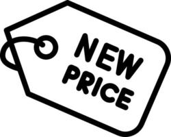 New Price Vector Icon