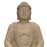 il di legno Budda per religioso concetto 3d interpretazione png