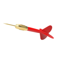 The red darts for business or challenge concept 3d rendering png