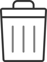 Trash Bin Vector Icon