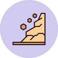 Landslide Vector Icon