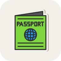 Passport Vector Icon Design